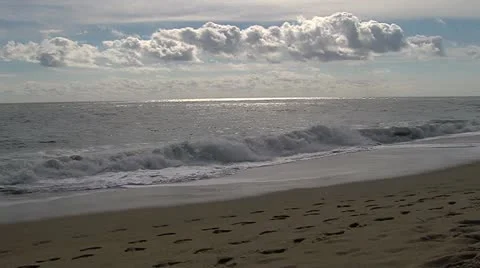 Rehoboth Beach Waves HD11 Stock Footage 12266360