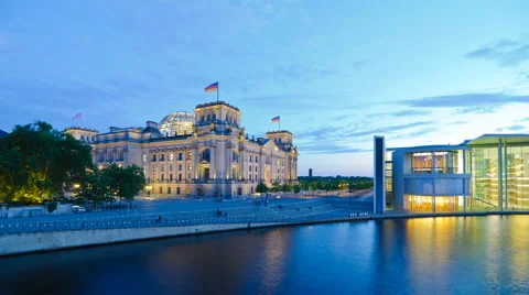 Reichstag Berlin Stock Footage 6530379