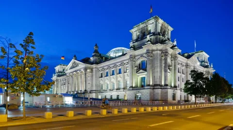 Reichstag in Berlin Stock Footage 6531589