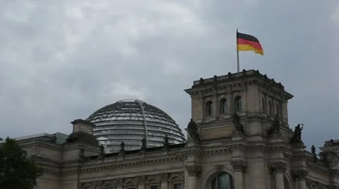 Reichstag in Berlin Stock Footage 11494667