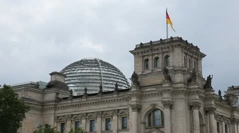 Reichstag in Berlin Vídeo Stock 11494677