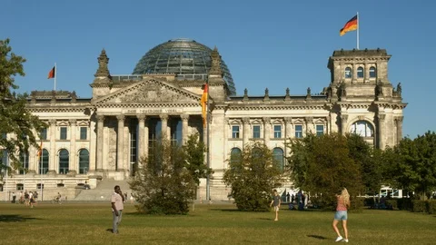 Reichstag Berlin Stockbeeldmateriaal 91114217