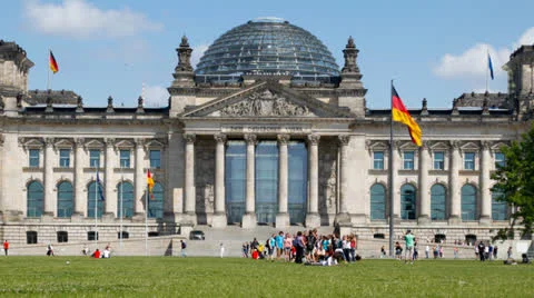Reichstag, Berlin, Germany Stock Footage 26522129