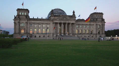Reichstag, Berlin, Germany Stock Footage 27406537
