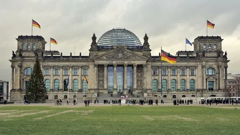Reichstag time lapse 스톡 동영상 101464608