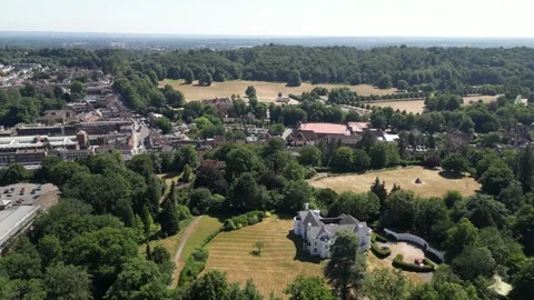 Reigate, 12th July 2026 , 3pm, Surrey, England Stock Footage 339302275