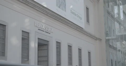 Reina Sofía Museum - Madrid, Spain - 4K Stock Footage 68527137