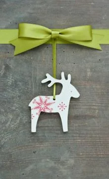 Reindeer and loop Stock Photos