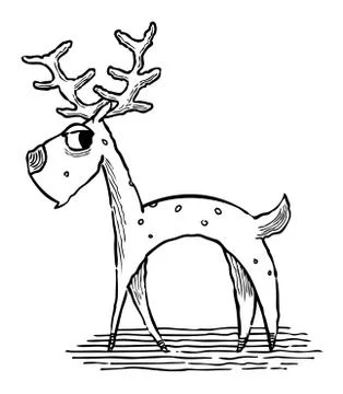 Reindeer Stock Illustration