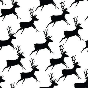 Reindeer pattern vector Stock Illustration