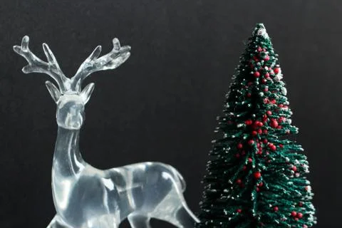 Reindeer statue Stock-Fotos