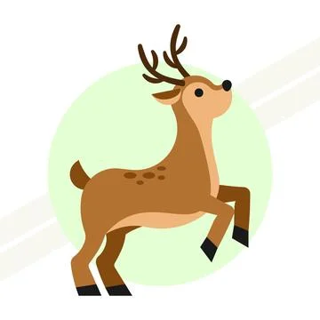 Reindeer-vector Stock Illustration