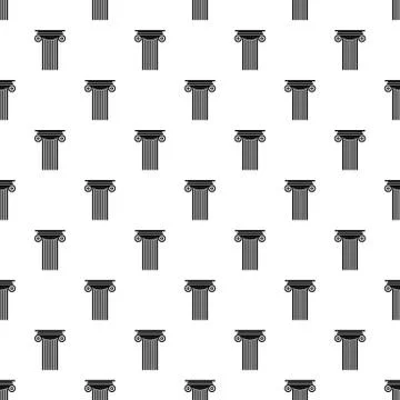 Reinforced concrete column pattern seamless vector Illustrazione stock