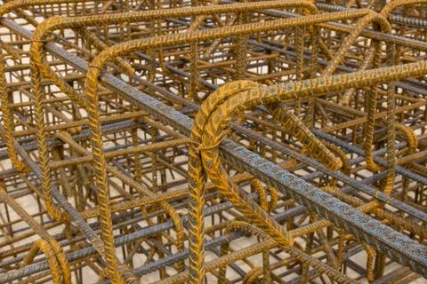 Reinforcement basket Stock Photos