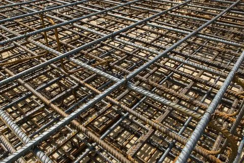 Reinforcement mesh Stock Photos