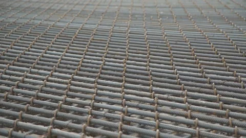 Reinforcement, metal structures Stock Footage 275335588