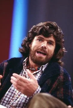  Reinhold Messner, italienischer Extrembergsteiger, Abenteurer und Buchaut... Stock Photos