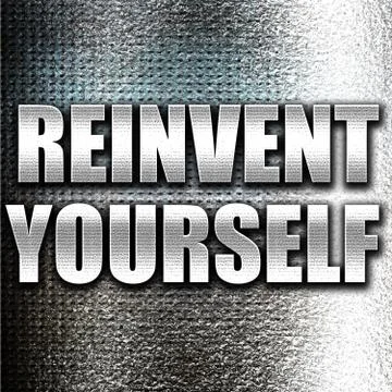 Reinvent yourself Illustrazione stock