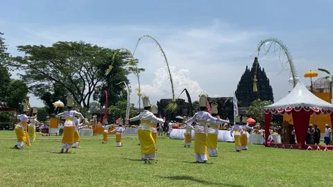 Rejang Dewa Dance. Vídeo Stock 236587121