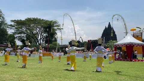 Rejang Dewa Dance. Vídeo Stock 236587139