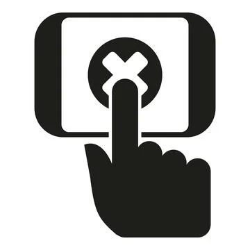 Reject goods icon simple vector. Product parcel イラスト素材