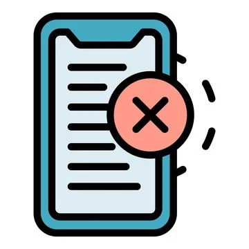 Reject secure login icon vector flat Stock Illustration