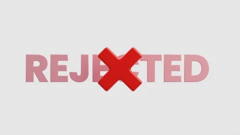 Rejected 3D Animation Stock Footage 312304072
