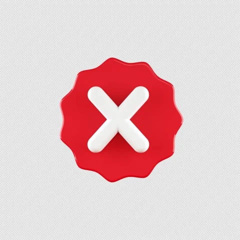 Rejected Badge Stock Footage 334113722