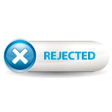 Rejected Button Stock-Illustration