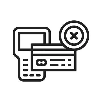 Rejected Icon Image. Stock Illustration