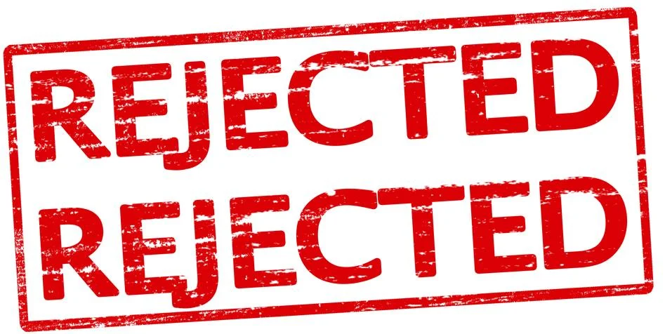 Rejected Stock Illustration