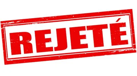 Rejected Stock Illustration