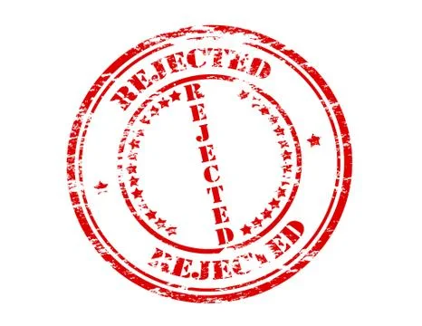 Rejected Stock Illustration