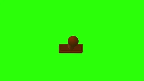 Rejected stamp animation on green screen background, animated stamp Stock Footage 303731570