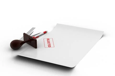 Rejected Stamp concept Stock Illustration