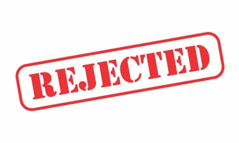 Rejected Stamp illustration Stock Illustration