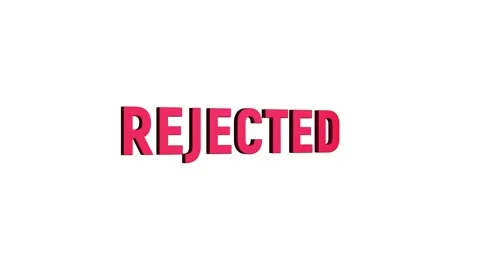 Rejected text 3D word rotation animation video effect for trailer title Stock Footage 313715371