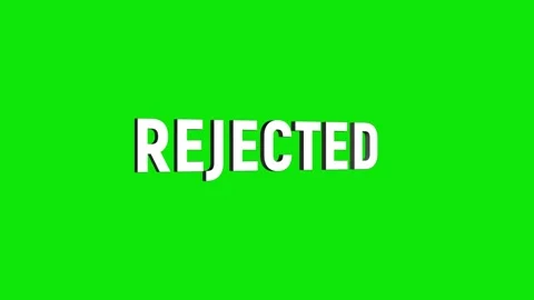 Rejected text 3D word rotation animation video effect for trailer title Stock Footage 313715375