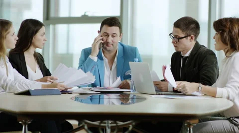 Rejoicing successful contract Stock Footage 66857464