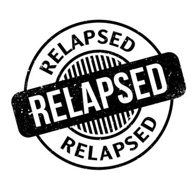 Relapsed rubber stamp Stock Illustration