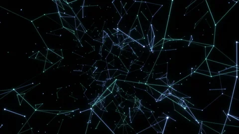 Related items.Abstract digital data nodes and connection paths within any type Stock Footage 101736951