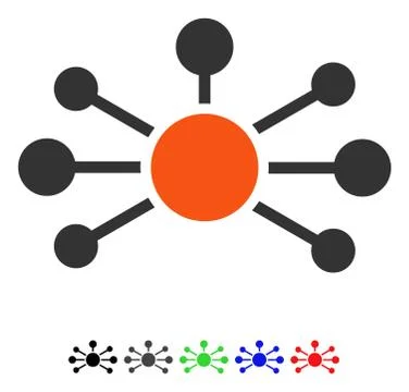 Relations Flat Icon Stock Illustration