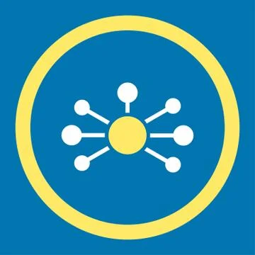 Relations Rounded Vector Icon 스톡 일러스트