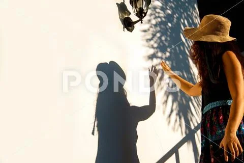 The relationship between man and nature. Stock Photos