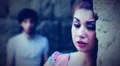 Relationship difficulties, couple fighting outdoors, the woman is crying - argue HD Footage