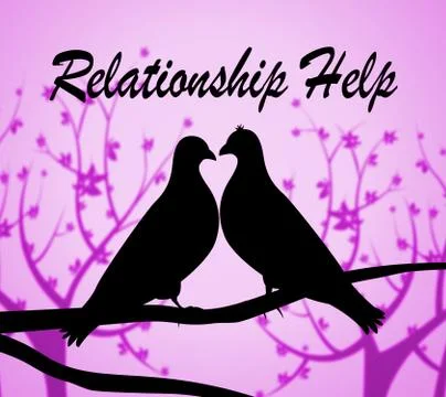  Relationship Help Indicating Find Love And Friendship イラスト素材