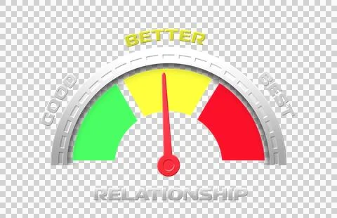 Relationship level indicator icon  (GOOD, BETTER, BEST,) Stock Illustration