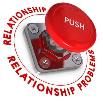 Relationship Problems and Solutions Concept Stock Illustration