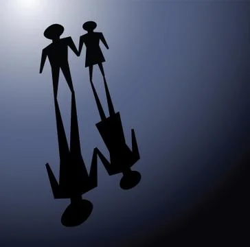 Relationship problems Stock Illustration