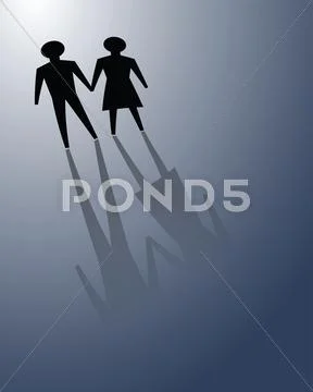 Relationship problems Stock Illustration